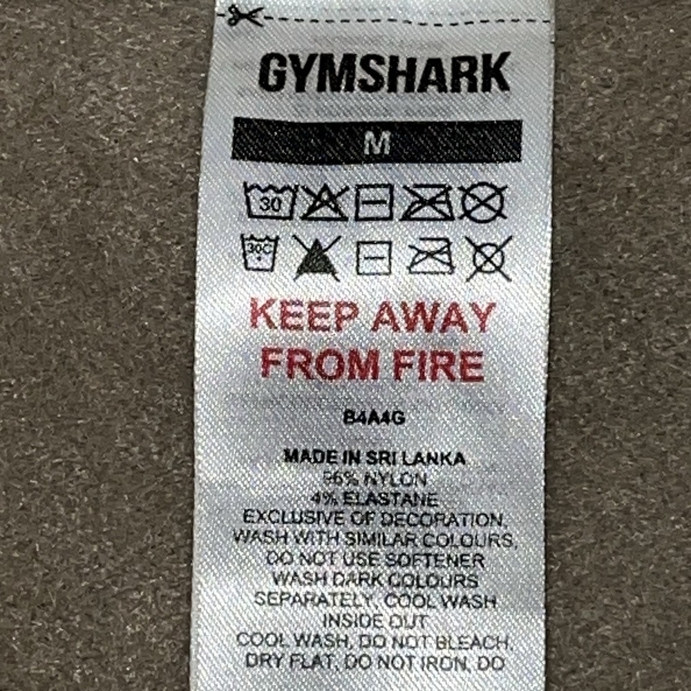 Whitney Simmons Gymshark Shorts Eyelash High Waisted Pull On Brown Women's Sz M - Picture 4 of 12